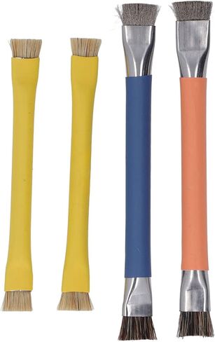 4PCS Keyboard Maintenance Cleaning Brush Kit Electronics Cleaning Brush Set Keyboard Brush Kit Mini Keyboard Cleaning Brush Anti Static ABS Handle in Saudi Arabia