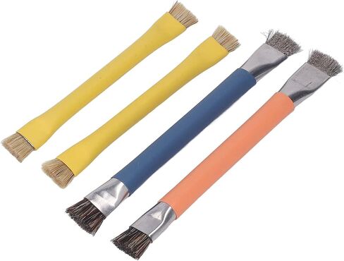 4PCS Keyboard Maintenance Cleaning Brush Kit Electronics Cleaning Brush Set Keyboard Brush Kit Mini Keyboard Cleaning Brush Anti Static ABS Handle in Saudi Arabia