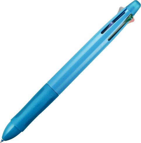 Pilot Mult Function Pen 4+1 Light, 0.7mm Ballpoint Pen, 0.5mm Mechanical Pencil, Clear Blue (BKHL-50R-CL) in Saudi Arabia