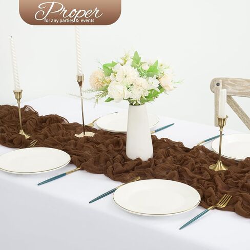 24 Pack Black Cheesecloth Table Runner 6FT Boho Gauze Table Runner Rustic Romantic Cheese Cloth Table Runner for Wedding Birthday Baby Shower Party Table Decorations in Saudi Arabia
