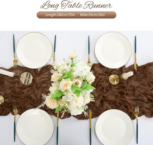 24 Pack Black Cheesecloth Table Runner 6FT Boho Gauze Table Runner Rustic Romantic Cheese Cloth Table Runner for Wedding Birthday Baby Shower Party Table Decorations in Saudi Arabia