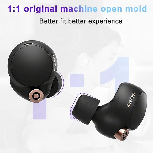 3 أزواج من وسادات الأذن من إسفنج الذاكرة لسوني WF-1000XM4، أطراف أذن بديلة من سوني، أطراف أذن من الإسفنج لحقيبة شحن مناسبة لـ WF-1000XM4 (سطح غير لامع، SML) in Kuwait