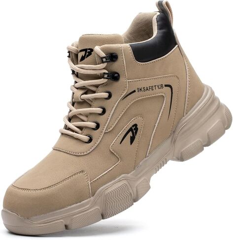 Waterproof Work Boots Steel Toe Cap Shoe Men Women Lightweight Comfortable Mid Top Safet Trainers in Saudi Arabia