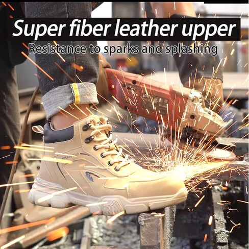 Waterproof Work Boots Steel Toe Cap Shoe Men Women Lightweight Comfortable Mid Top Safet Trainers in Saudi Arabia