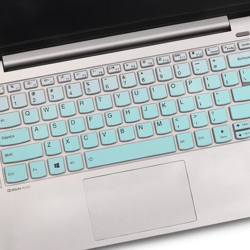 Keyboard Cover 2023 2022 New Lenovo Ideapad 3 14 Inch, 2023 2022 Lenovo Ideapad 1 14 inch, Ideapad 14ADA7 14ALC7 14IJL7 14IAU7 14AMN7 14ADA07 14ALC7 14 Inch Laptop Keyboard Protective Skin-OmbreMint in Saudi Arabia