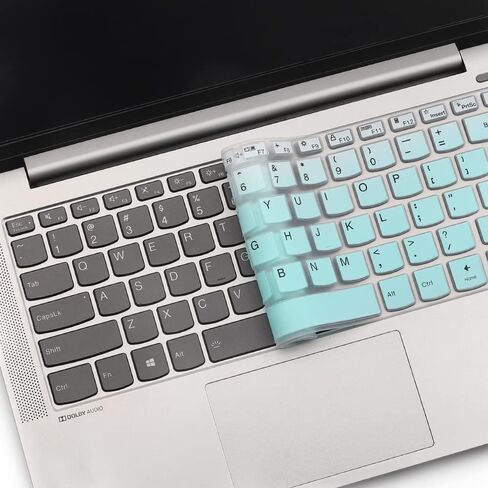 Keyboard Cover 2023 2022 New Lenovo Ideapad 3 14 Inch, 2023 2022 Lenovo Ideapad 1 14 inch, Ideapad 14ADA7 14ALC7 14IJL7 14IAU7 14AMN7 14ADA07 14ALC7 14 Inch Laptop Keyboard Protective Skin-OmbreMint in Saudi Arabia