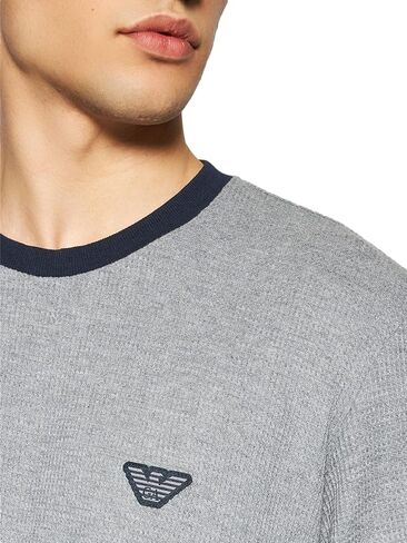 Emporio Armani mens Light Waffle Lounge Set in Saudi Arabia