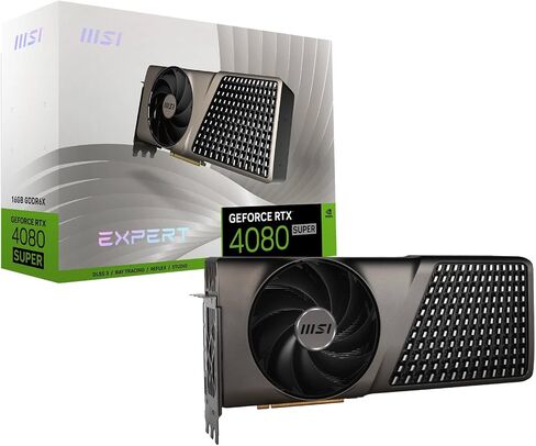 MSI GeForce RTX 4080 Super 16G Expert Graphics Card, 16GB GDDR6X, 23Gbps, 256-bit, PCI Express Gen 4, 7680 x 4320 in Saudi Arabia