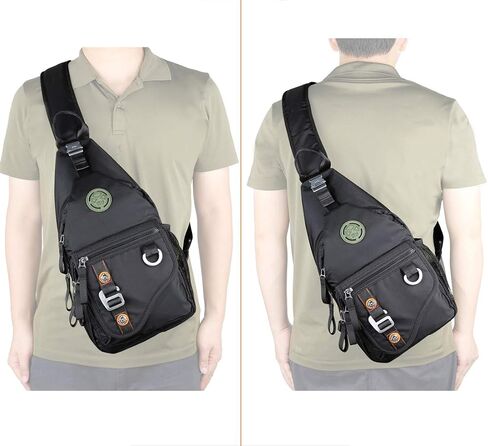 Sling Backpacks, Sling Chest Bags Shoulder Crossbody Bags for Men Women Outdoor Travel Walking Dog Running Bag in Saudi Arabia