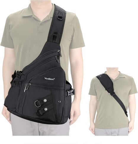 Sling Backpacks, Sling Chest Bags Shoulder Crossbody Bags for Men Women Outdoor Travel Walking Dog Running Bag in Saudi Arabia