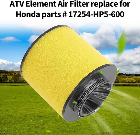 AHL 2PCS Air Filter TRX420 TRX 420 Cleaner 17254-HP5-600 Compatible with Honda Rancher 420 TRX420FA TRX420FE TRX420FM TRX420FPA TRX420FPE TRX420FPM TRX420TE TRX420TM in Saudi Arabia