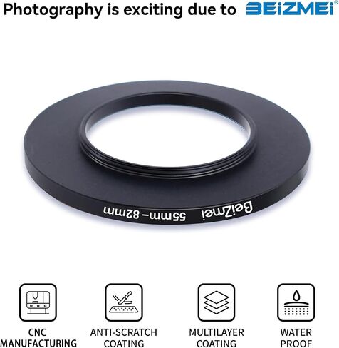 72mm to 77mm Camera Filters Ring,Filters Ring Compatiable All Brands Ø72mm Lens to Ø77mm Camera accessory.Made of CNC. in Saudi Arabia