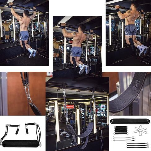 Amarine Made Pull Up Assistance Bands Set Training Power Fabric Resistance Bands Pull Up Straps for Upper Body Muscle Exercise Equipment for Home Gym Chin Up Bands in Saudi Arabia