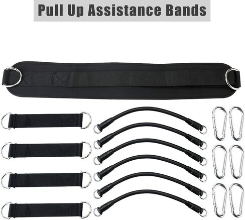 Amarine Made Pull Up Assistance Bands Set Training Power Fabric Resistance Bands Pull Up Straps for Upper Body Muscle Exercise Equipment for Home Gym Chin Up Bands in Saudi Arabia