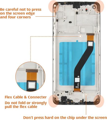 for Samsung Galaxy A21 SM-A215 Original 6.5" 2020 LCD Display Touch Digitizer Screen Replacement SM-A215U A215U1 S215DL A215W Full Assembly Repair Kits in Saudi Arabia