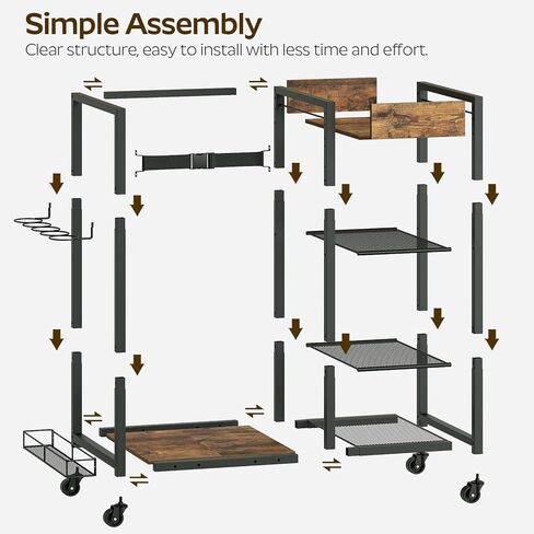 منظم حقيبة الجولف بعجلات، منظم جراج تخزين حقائب الجولف، حامل حقيبة الجولف مناسب لنوادي الجولف، كرات الجولف وإكسسوارات معدات الجولف، للجراج، النادي، السقيفة، بني ريفي GB01BR in Kuwait