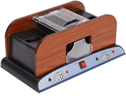 ZJchao Automatic Card Shuffler, Battery Operated Poker Shuffling Machine Poker Card Shuffler Automatic Shufflers for Home Tournament Use for Classic Poker Trading Card Games in Kuwait