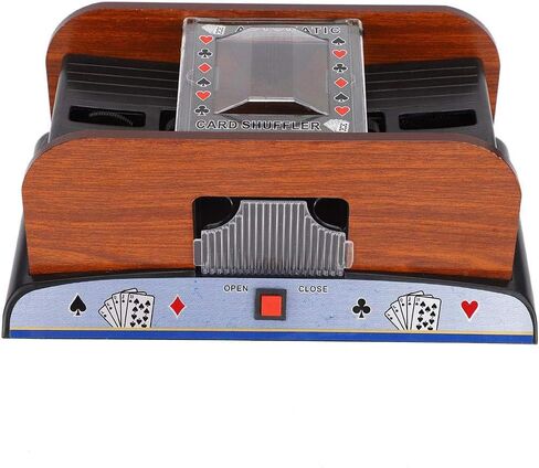 ZJchao Automatic Card Shuffler, Battery Operated Poker Shuffling Machine Poker Card Shuffler Automatic Shufflers for Home Tournament Use for Classic Poker Trading Card Games in Kuwait