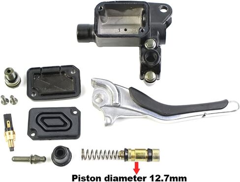 عالمي 7/8 بوصة 22 مم دراجة نارية المقود الخلفي الفرامل الرئيسية أسطوانة القابض عتلات خزان مضخة للدراجة ATV الدراجة الترابية دراجة رياضية سكوتر 50cc - 250cc GY6 in Kuwait