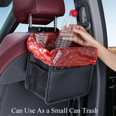Updated Car Back Seat Organizers and Storage, Seat Organizer for Backseat, Premium PU Leather Front & Backseat Car Organizer Universal Waterproof Hanging Car Seat Organizer (Beige 1Pack) in Saudi Arabia