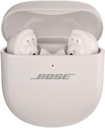سماعات أذن Bose QuietComfort Ultra True اللاسلكية بتقنية البلوتوث وخاصية إلغاء الضوضاء القابلة للتعديل، صوت مكاني، ما يصل إلى 6 ساعات من وقت التشغيل، حزمة سوداء مع مجموعة مقاسات بديلة in Saudi Arabia