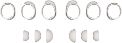 سماعات أذن Bose QuietComfort Ultra True اللاسلكية بتقنية البلوتوث وخاصية إلغاء الضوضاء القابلة للتعديل، صوت مكاني، ما يصل إلى 6 ساعات من وقت التشغيل، حزمة سوداء مع مجموعة مقاسات بديلة in Saudi Arabia