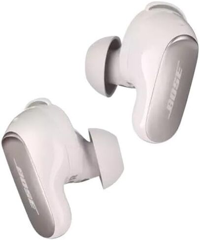 سماعات أذن Bose QuietComfort Ultra True اللاسلكية بتقنية البلوتوث وخاصية إلغاء الضوضاء القابلة للتعديل، صوت مكاني، ما يصل إلى 6 ساعات من وقت التشغيل، حزمة سوداء مع مجموعة مقاسات بديلة in Saudi Arabia