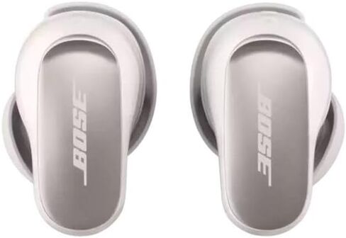 سماعات أذن Bose QuietComfort Ultra True اللاسلكية بتقنية البلوتوث وخاصية إلغاء الضوضاء القابلة للتعديل، صوت مكاني، ما يصل إلى 6 ساعات من وقت التشغيل، حزمة سوداء مع مجموعة مقاسات بديلة in Saudi Arabia