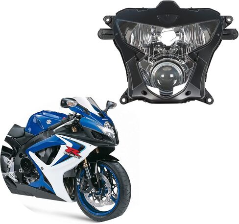 labwork Motorcycle Front Headlight Headlamp Housing Replacement for Suzuki GSXR600 GSXR750 2004-2005 in Saudi Arabia