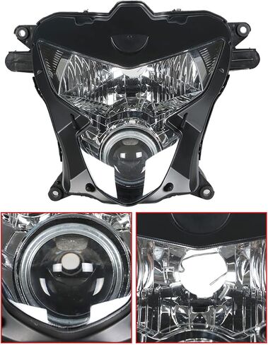 labwork Motorcycle Front Headlight Headlamp Housing Replacement for Suzuki GSXR600 GSXR750 2004-2005 in Saudi Arabia
