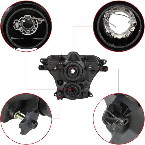 labwork Motorcycle Front Headlight Headlamp Housing Replacement for Suzuki GSXR600 GSXR750 2004-2005 in Saudi Arabia