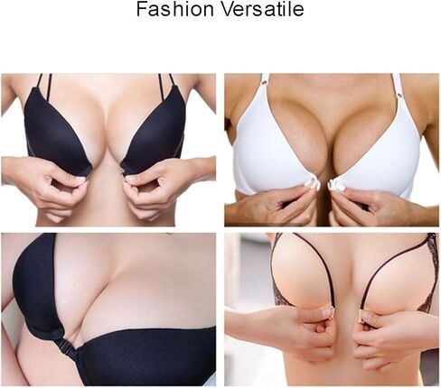 3 قطع بيكيني Fastene مشبك بيكيني معدني فضي بيكيني حمالة صدر إغلاق إبزيم داخلي (أسود) in Kuwait