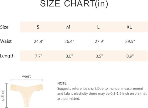 DEANGELMON Lace Thongs for Women T-back Underwear Seamless No Show Panties Ladies Stretch Multi Pack in Saudi Arabia