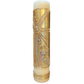 Sacrament of First Communion Catholic Candle Cirio de Primera Comunion Regalo Padrino Vela