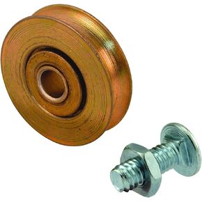 Prime-Line D 1502 1/4 In. Inside Diameter x 1-1/4 In. Outside Diameter, Steel Unfinished Roller (2 Pack)