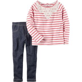 Carter's girls 2 Pc Playwear Sets 259g330