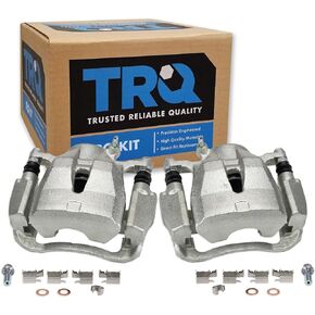 TRQ Front Brake Caliper Set Fits 09-10 Pontiac 11-16 Scion 06-18 Toyota