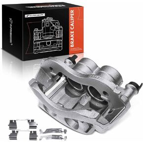A-Premium Disc Brake Caliper Assembly with Bracket Compatible with Select Ram Models - ProMaster 1500/ ProMaster 2500/ProMaster 3500 2014-2019 - Front Right Passenger Side