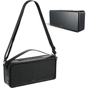 TXEsign Travel Carrying Cover Mesh Case for DOSS SoundBox XL Bluetooth Speaker Protective Sleeve Speaker Cover Carrying Case with Handle Strap and Shoulder Strap
