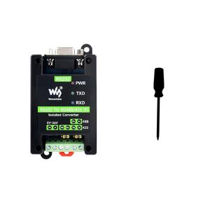 Waveshare RS232 to RS485/422 Active Digital Isolated Converter， Onboard Original SP3232EEN and SP485EEN Chips, RS232 DB9 Female Port