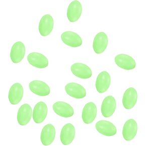 PATIKIL Luminous Fishing Bead, Plastic Glow Fishing Bait Eggs Rig Bead Tackle Tool in Saudi Arabia