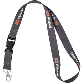 Desert Cactus Carroll University Lanyard Pioneers Car Keys ID Badge Holder Keychain Detachable Breakaway Snap Buckle (Black)