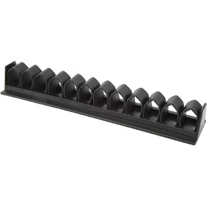 Horse Whip Crop Holder, 31x6.4cm / 12.2x2.5in, Keep Tidy Horse Whip Crop Rack for Horse Stables, Black