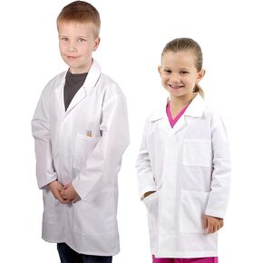 Kids Lab Coat Science Doctor Lab Dress-Up Fun Ages 2-10