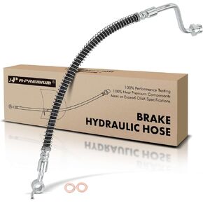 A-Premium Rear Driver Brake Hydraulic Hose Compatible with Hyundai and Kia Models - Santa Fe 2007-2012, Sorento 2009 2011-2013 - Replace# 587372B000