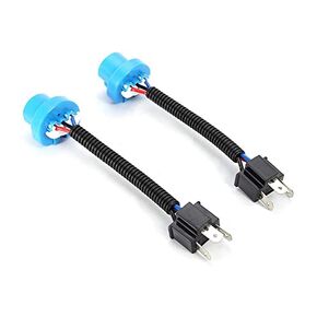 （2piece) H9007 Female to H4 Male Plug Headlight Conversion Cable Connector Adapter Headlight Harness 9007