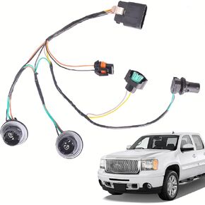 Headlight Wiring Harness 15841610 Compatible with GMC Sierra 1500 2007 2008 2009 2010 2011 2012 2013 Headlight Wire Harness and GMC Sierra 2500 HD 3500 HD 2007-2014 Headlight Assembly Wiring Harness
