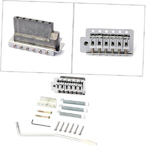 SUPVOX 6 String Accessories for Left Handed Guitar Bridge Guitar Accessories Single Tremolo Guitar Bridge Component Electric Guitar