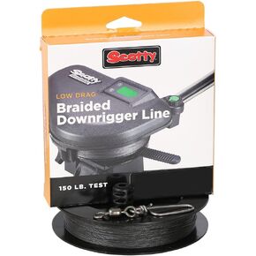 Scotty Low Drag Braided Downrigger Line, 150lb Test