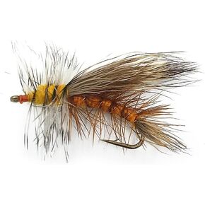 Creative Angler Stimulator Orange Fly Fishing Flies - 1 Dozen. Trout Flies